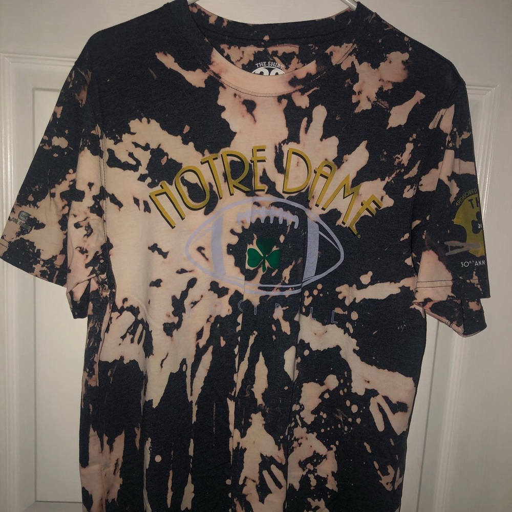 CUSTOM DYED Notre Dame Tee